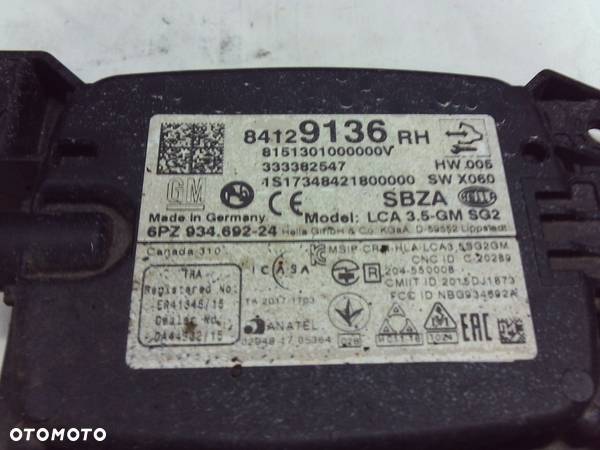 OPEL INSIGNIA B MODUŁ MARTWEGO POLA LEWY LUB PRAWY 84418801 84129136 - 4