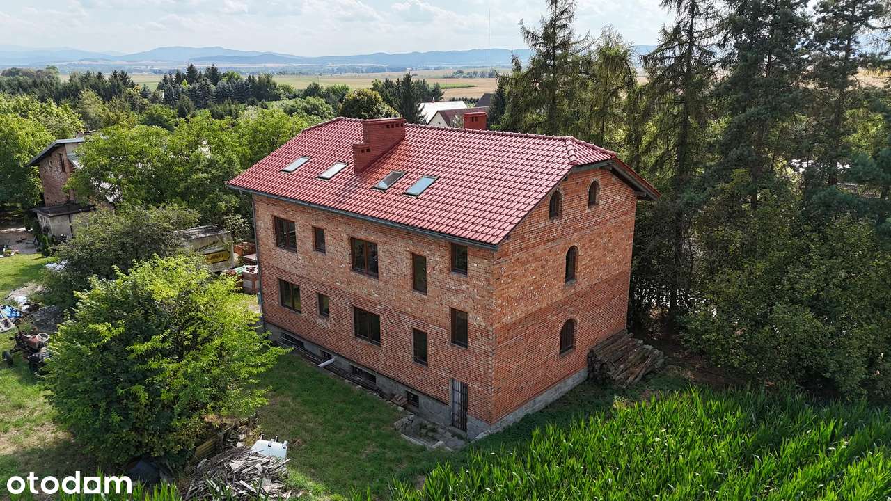 Brodziszów | 3 lokale po ok. 100 m² |stan surowy otwarty| duży teren |