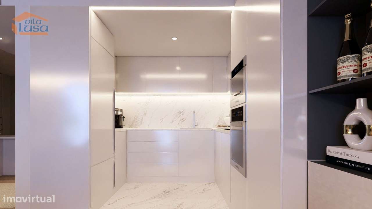 T-2+1 Novo c/ varanda 46.53m2 e lugar de garagem no centro de Armaç... - Grande imagem: 4/27