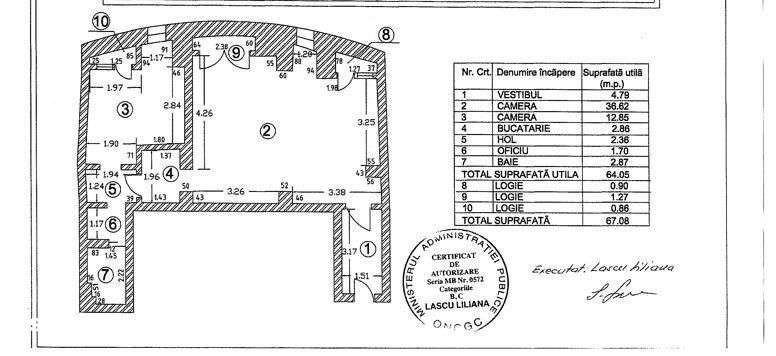 Apartament 2 camere, vedere panoramica Rond Alba Iulia, etaj 13 | Comi-2