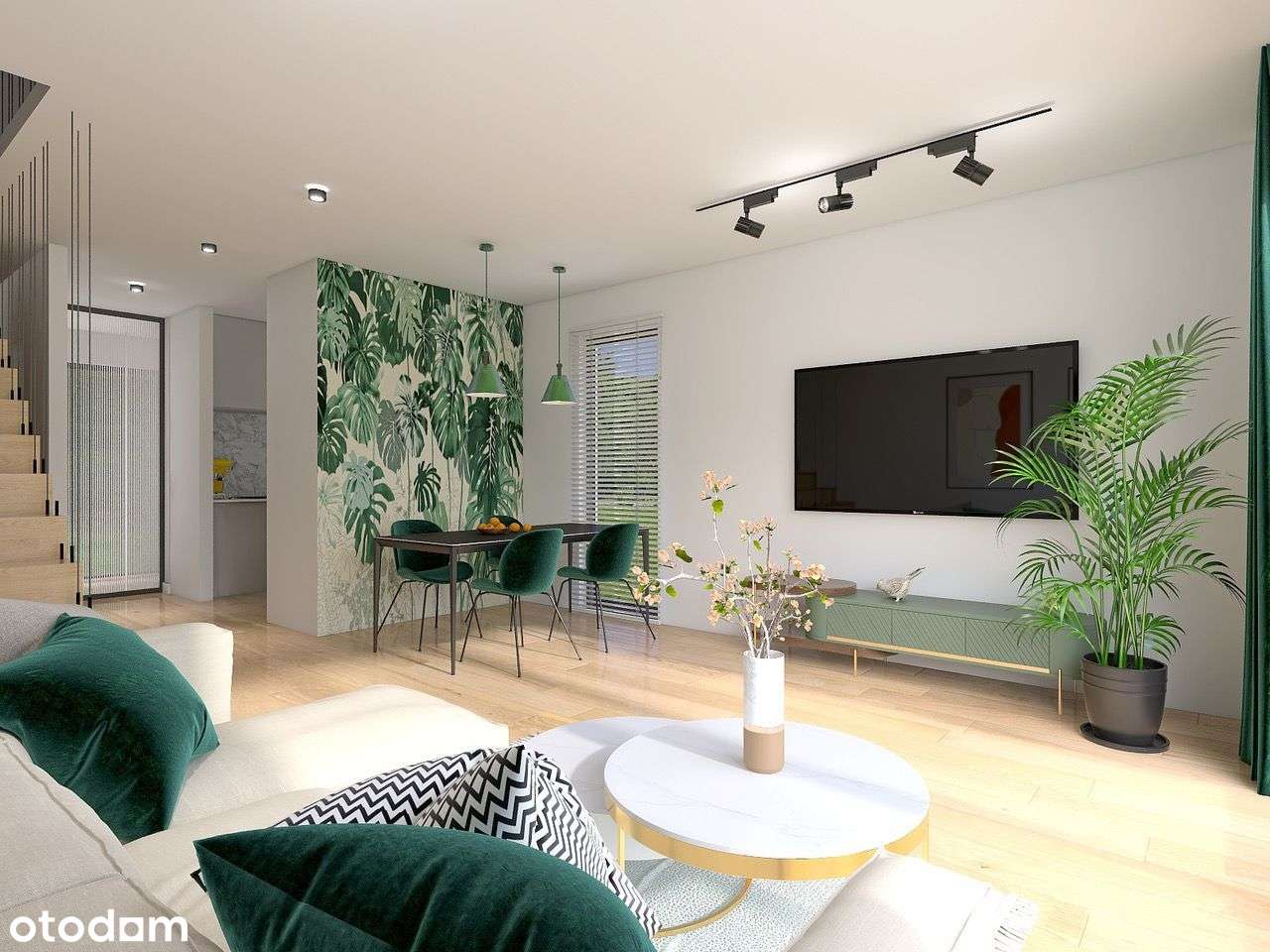 Dom bliźniak w kameralnej inwestycji na Bielanach-5