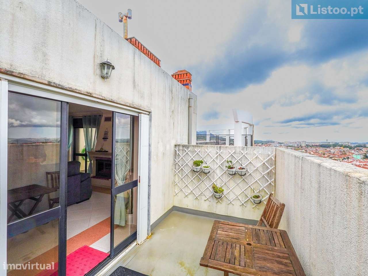 Apartamento T3 com 2 terraços e garagem box em Mem Martins. - Grande imagem: 2/47