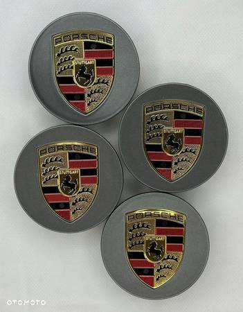 KAPSELKI KAPSLE Dekielki do Porsche 76 mm Grey - 3