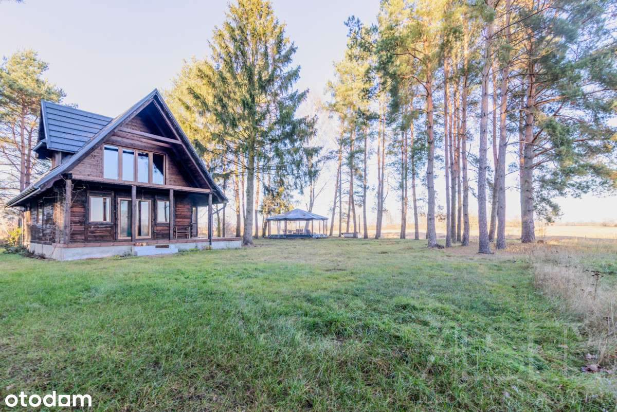 Dom z własnym stawem w ostatniej linii zabudowy-15