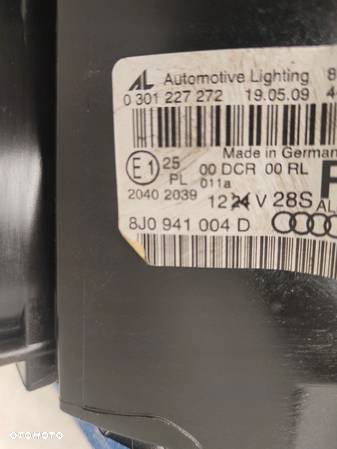 AUDI TT 8J0 BIXENON LAMPA PRAWY PRZÓD 8J0941004D - 6