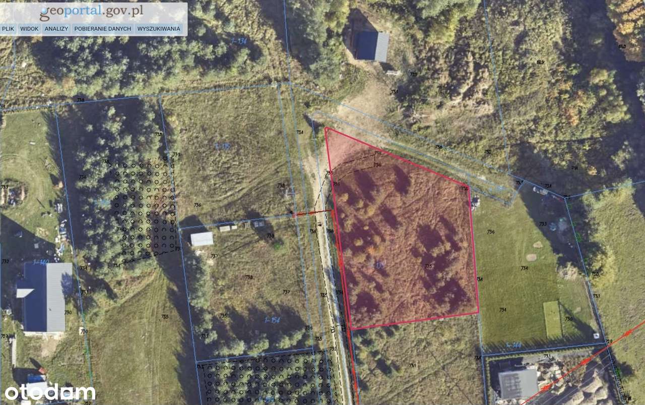 Wyjątkowa działka w otoczeniu lasu  - ul. Wyspiańskiego-5