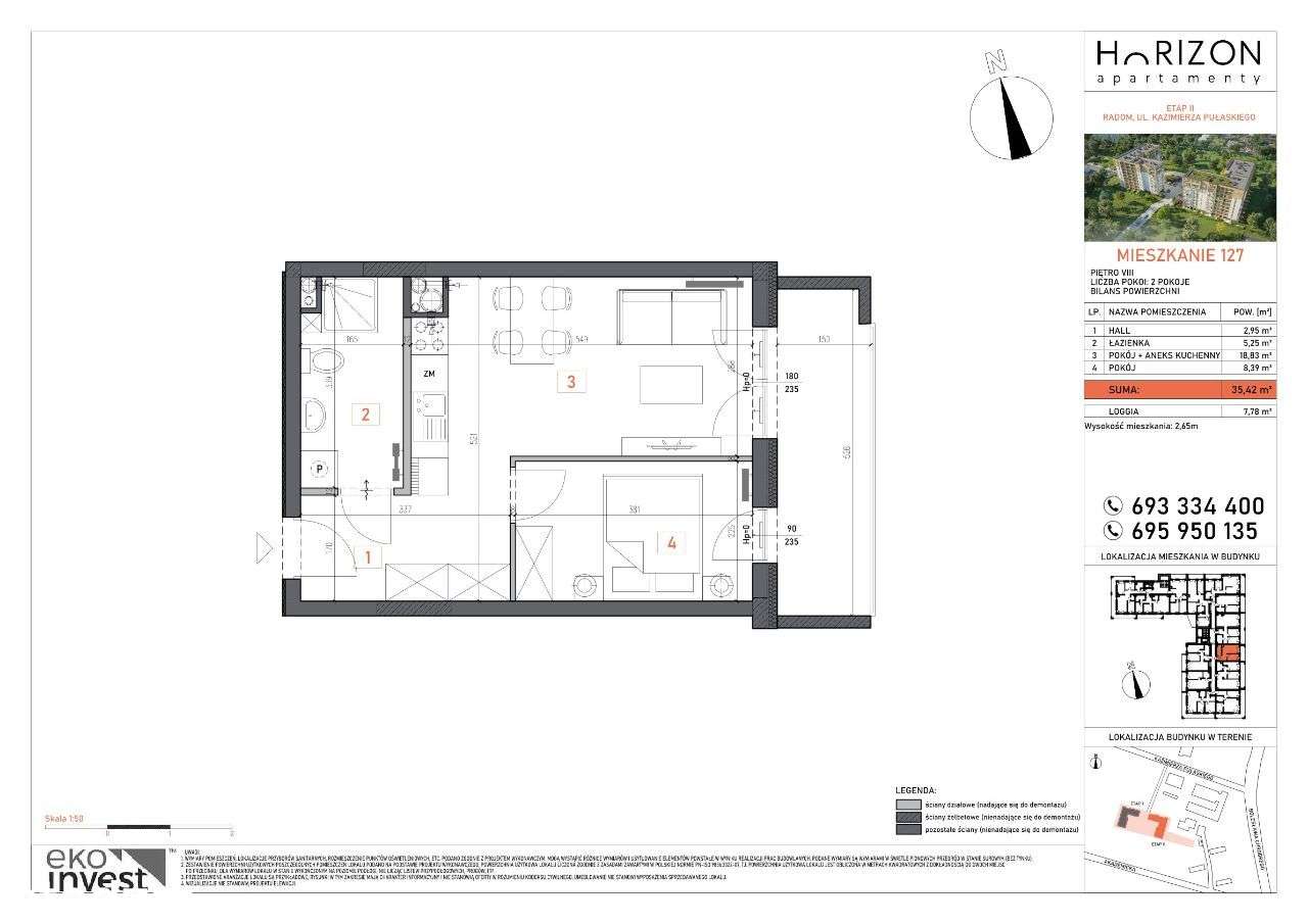 Horizon II etap M127 - 2 pokoje - Pełny obrazek: 5/10
