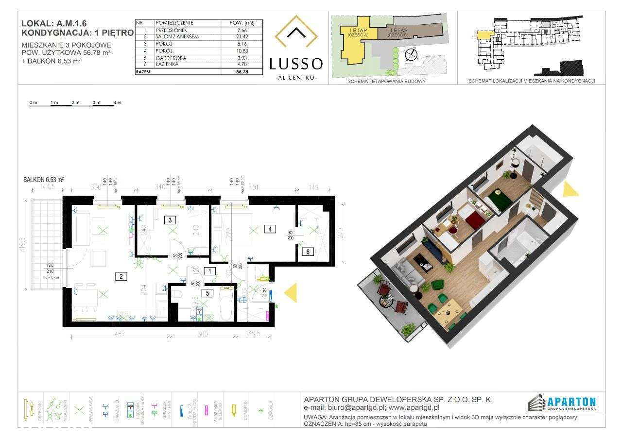 Apartemntowiec Lusso Al Centro! A.1.6 - Pełny obrazek: 2/7