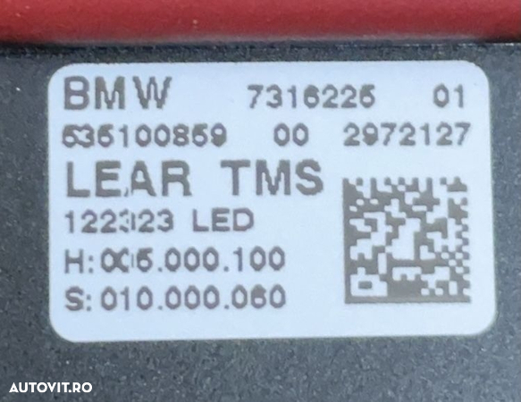 Calculator TMS far led bmw F01 F02 Lci 7316225 far laser seria 7 facelift stanga si dreapta - 2