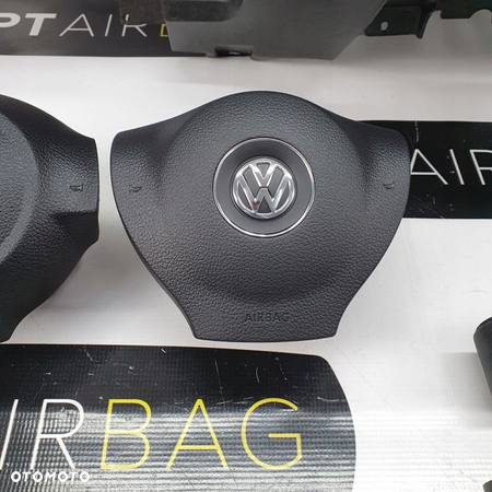 TIGUAN 5N LIFT KONSOLA DESKA AIRBAG PODUSZKI PASY - 8