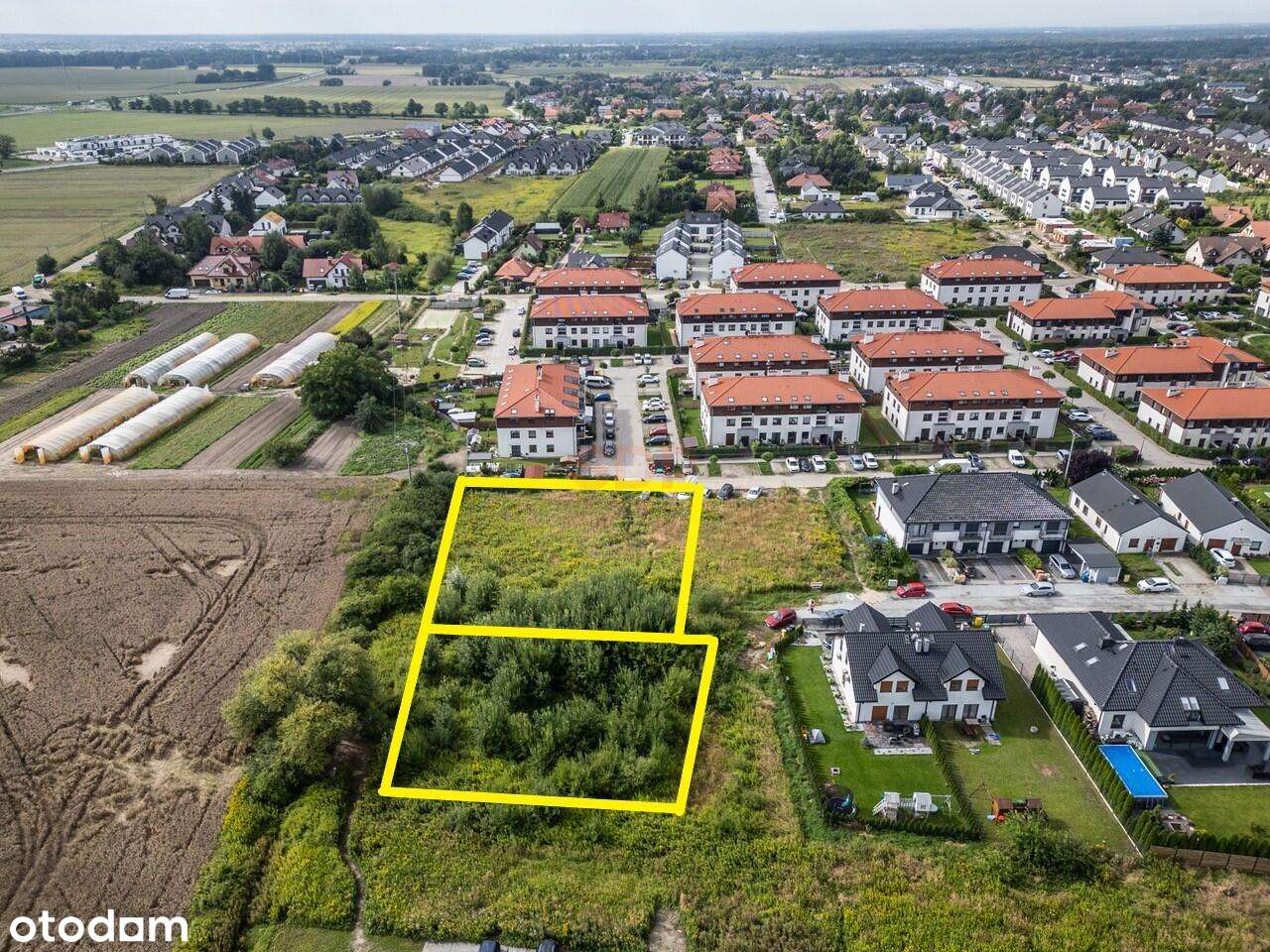 Kiełczów, 2 działki budowlane 1105 i 1049 m2 - Pełny obrazek: 4/14