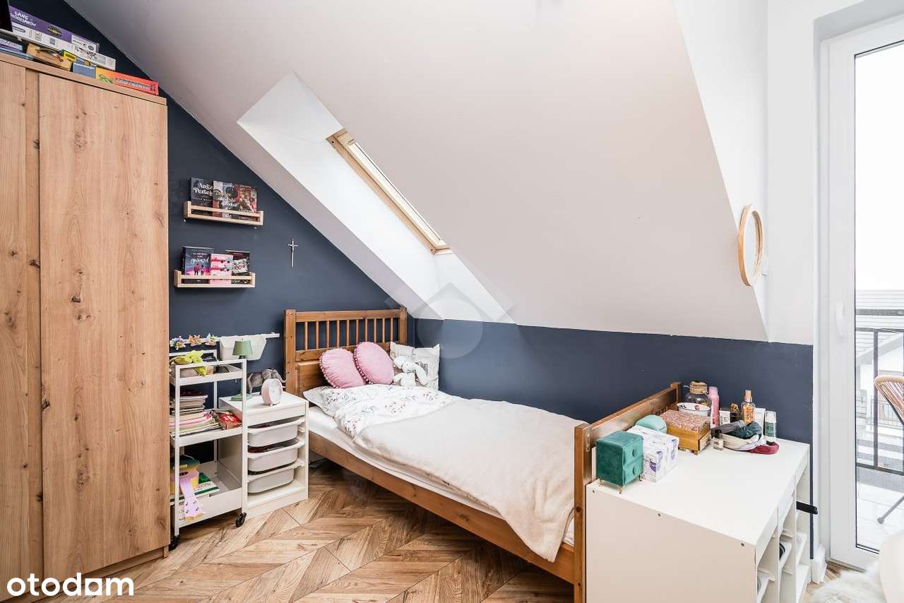 4pokoje,2poziomowe,ogrzewaniepodłogowe,balkon,taras,ogród-13