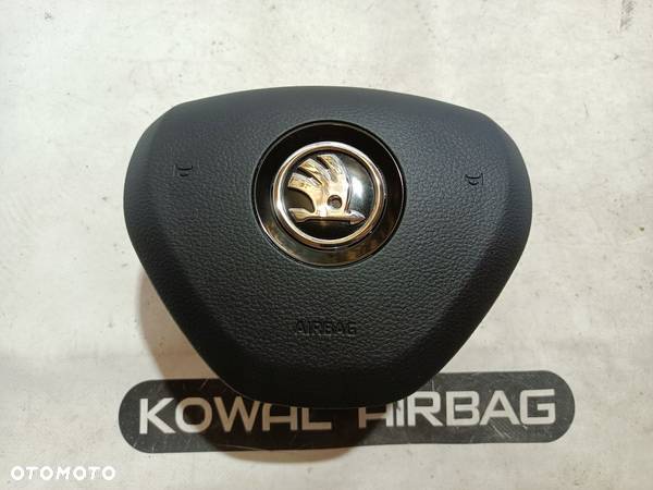 SKODA SUPERB 2 II LIFT AIRBAG PODUSZKA KIEROWCY OR - 1