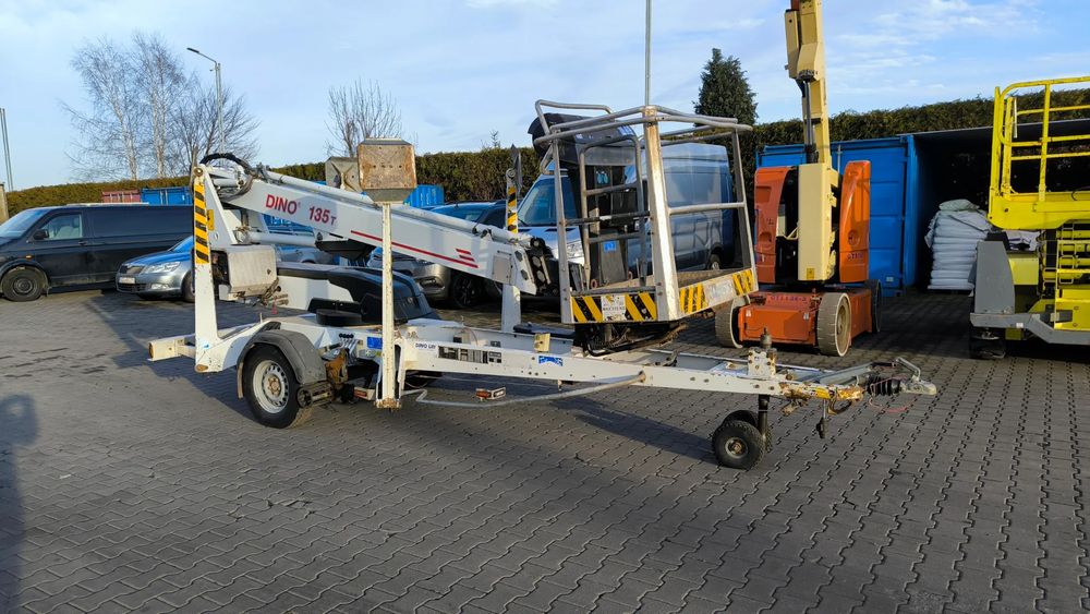 Dino 135 t  podnośnik koszwy na przyczepie spalinowo - elektryczny 2014