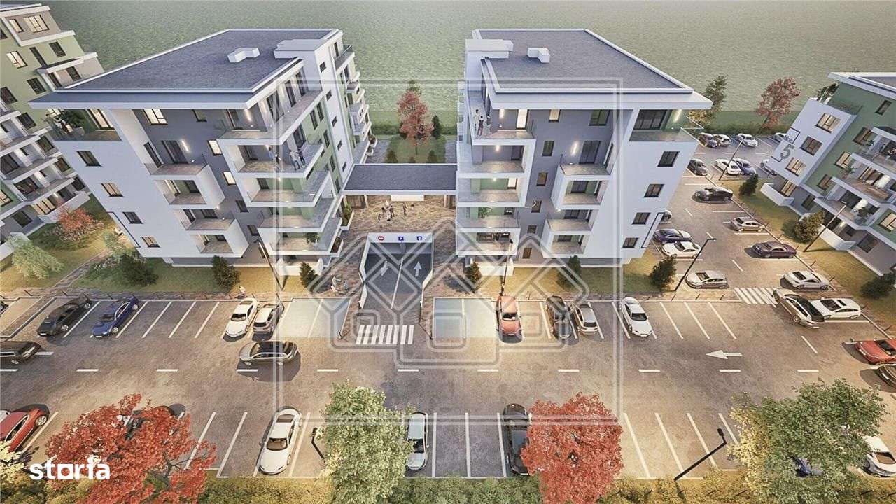 Apartament de vanzare in Sibiu - 2 camere - ansamblu nou, bl cu lift - Imagine principală: 5/11
