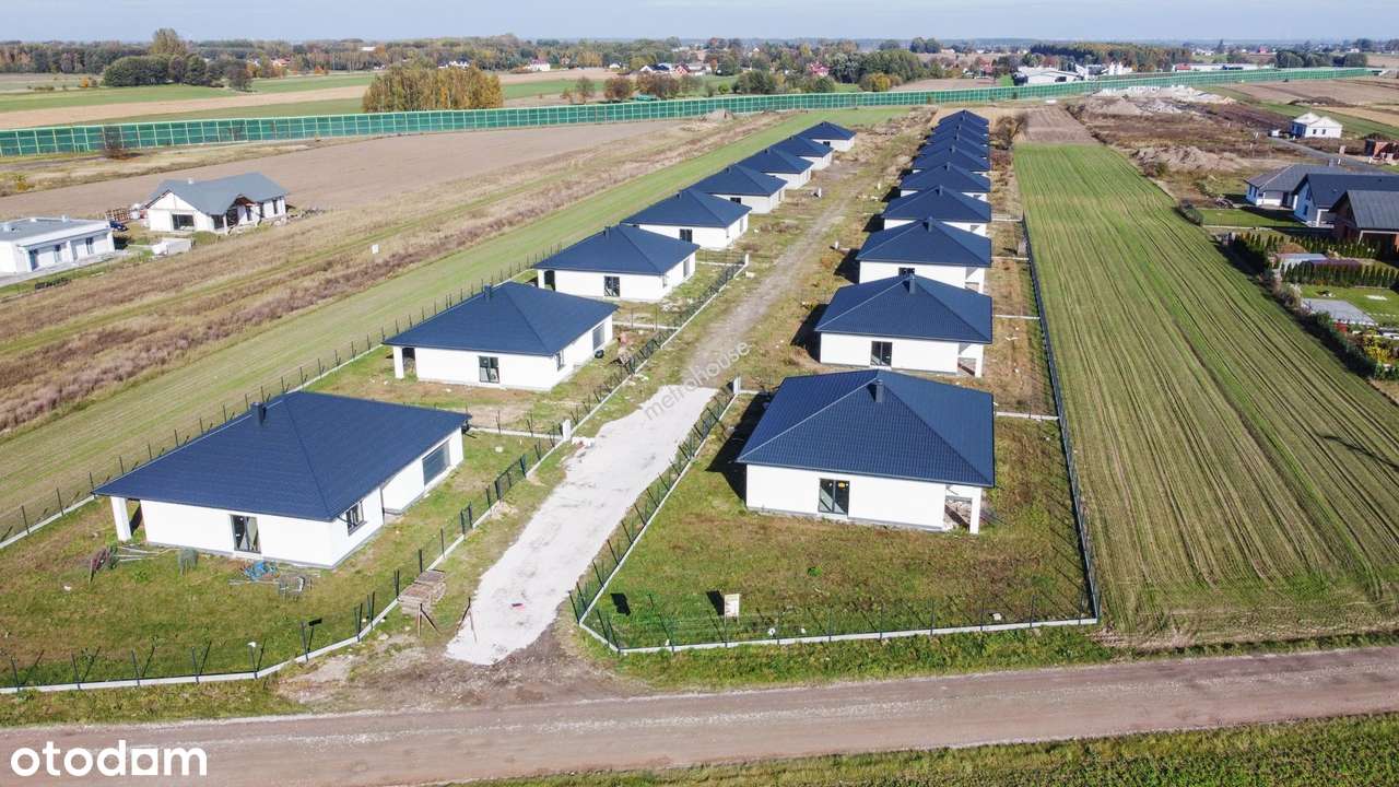 Nowy parterowy dom stan deweloperski 4 pokoje garaż