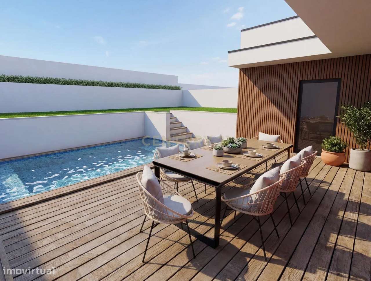 MORADIA TÉRREA T3 COM PISCINA, CASAL DO MARCO, SEIXAL-12