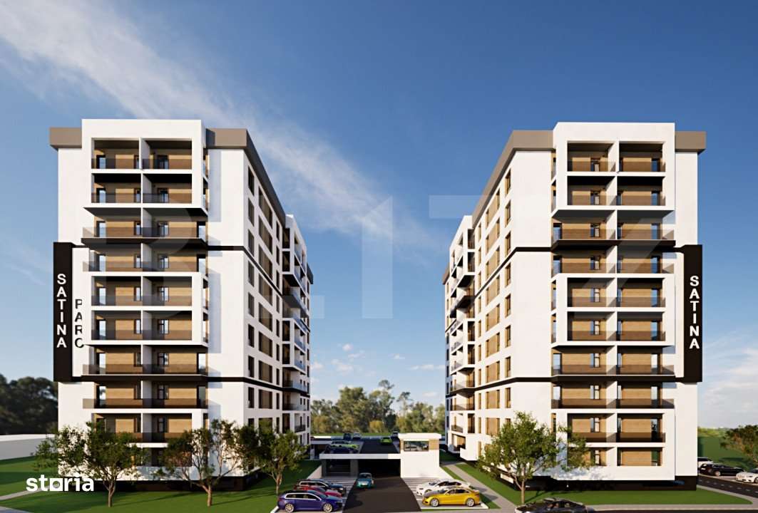Comision 0% la cumparator! Apartament 2 camere, 63 mp, Satina Park - Imagine principală: 3/8