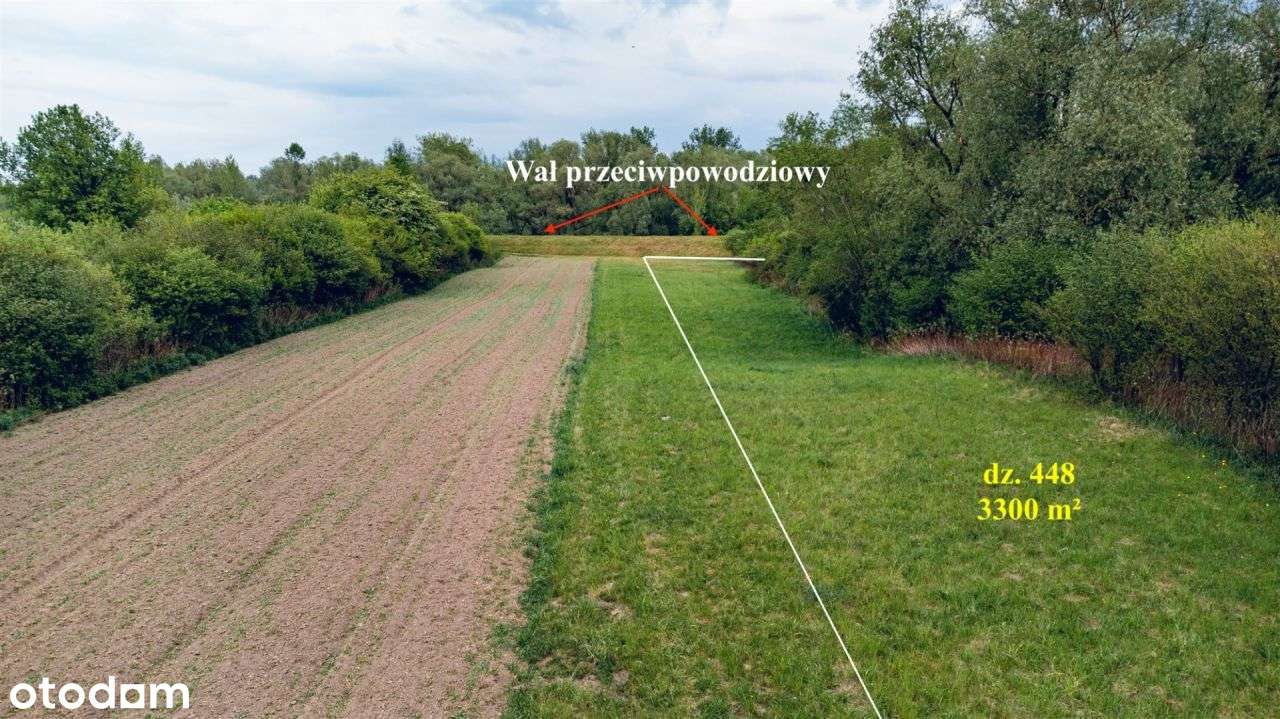 Działka 3300 m² blisko rzeki Wisły, Solec n. Wisłą-5