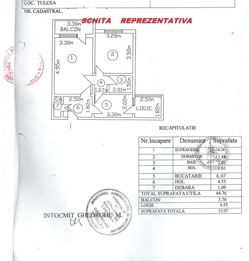 Apartament 2 camere-- --2 balcoane----centrala pe gaz--- Etajul 2