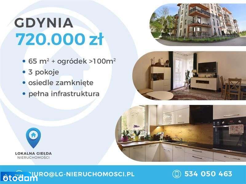 Mieszkanie z ogrodem na zamkniętym osiedlu-0