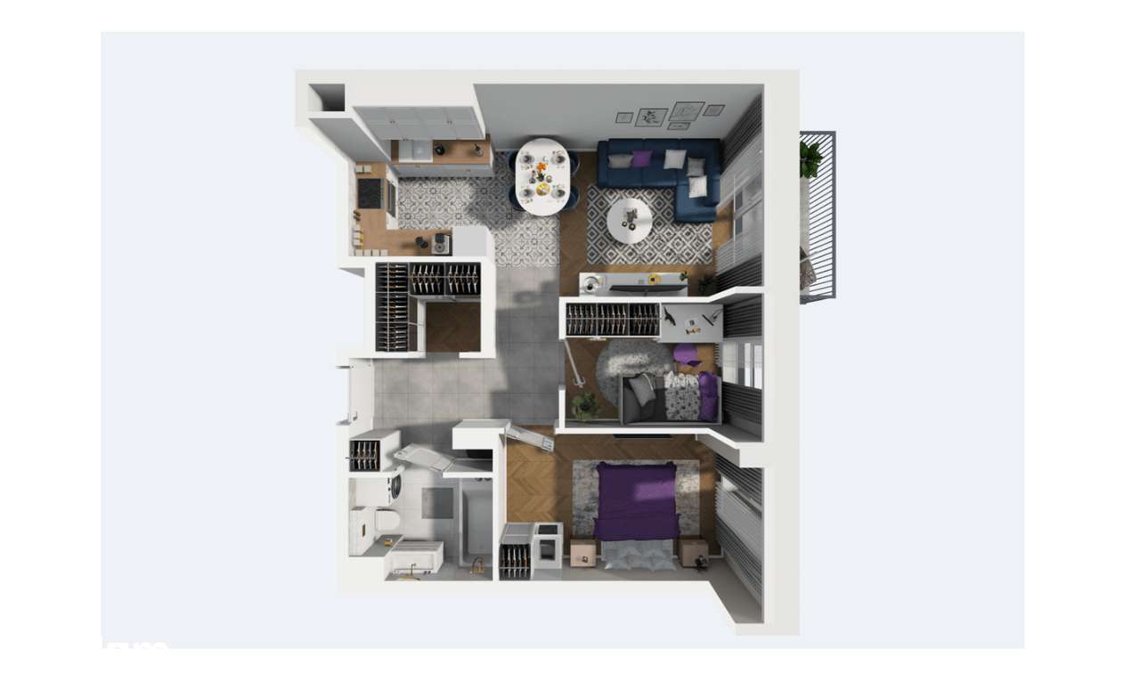 NOWE | 52m2 | 3pok. | Garaż | Smart Home | Okazja | APARTAMENTOWIEC - Pełny obrazek: 4/11
