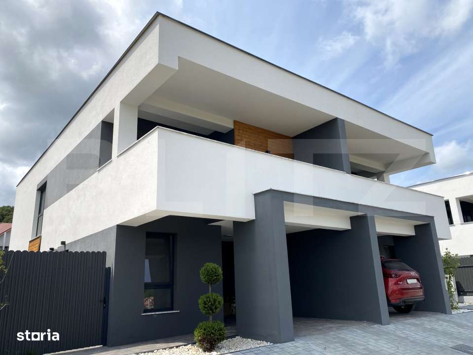 Casa tip duplex, la cheie, ultrafinisata, ansamblu privat in Chinteni - Imagine principală: 1/11