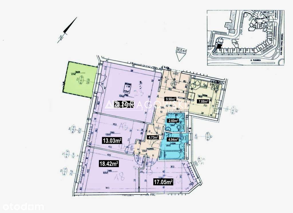 Ursynów, widne dwustronne, balkon, garaż x 2 - Pełny obrazek: 5/5