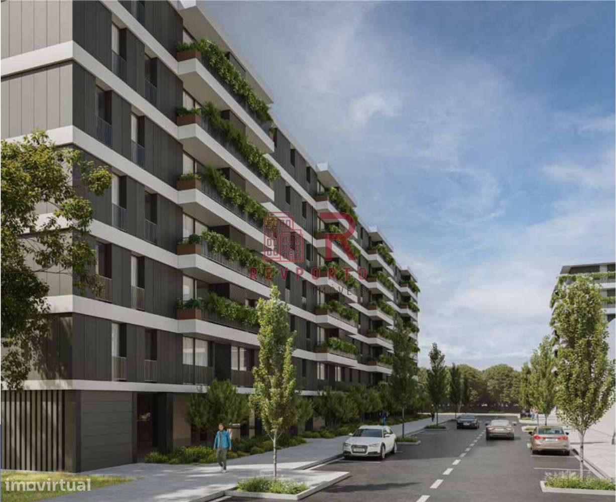 Apartamento T1  com varanda e garagem-9