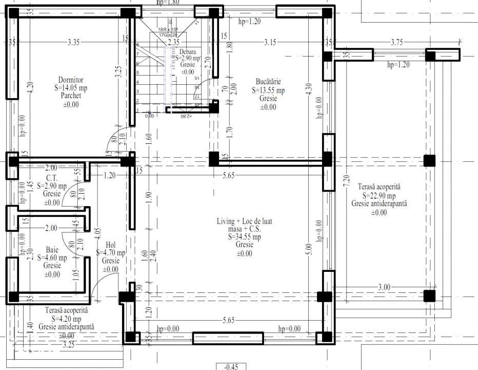 Casa 5 camere 120mp | 0 comision | Balotesti langa padure | Finisaje l - Imagine principală: 5/19