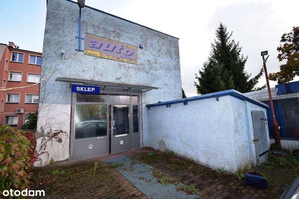 Działka usługowo-produkcyjna,10ar, budynek,Ułańska-4