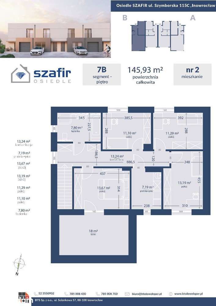 Osiedle Szafir, mieszkanie nr 7B/2 - Pełny obrazek: 4/9