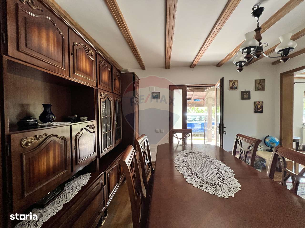 Casă de lemn cu teren generos de 1312 mp de vânzare în Fundulea-9