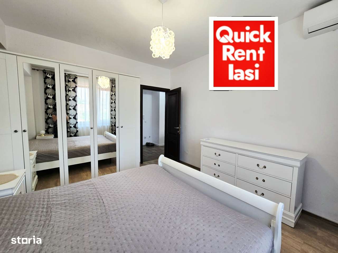 Palas Mall Bloc Nou Apartament 2Camere Decomandat Modern De Inchiriat - Imagine principală: 3/13