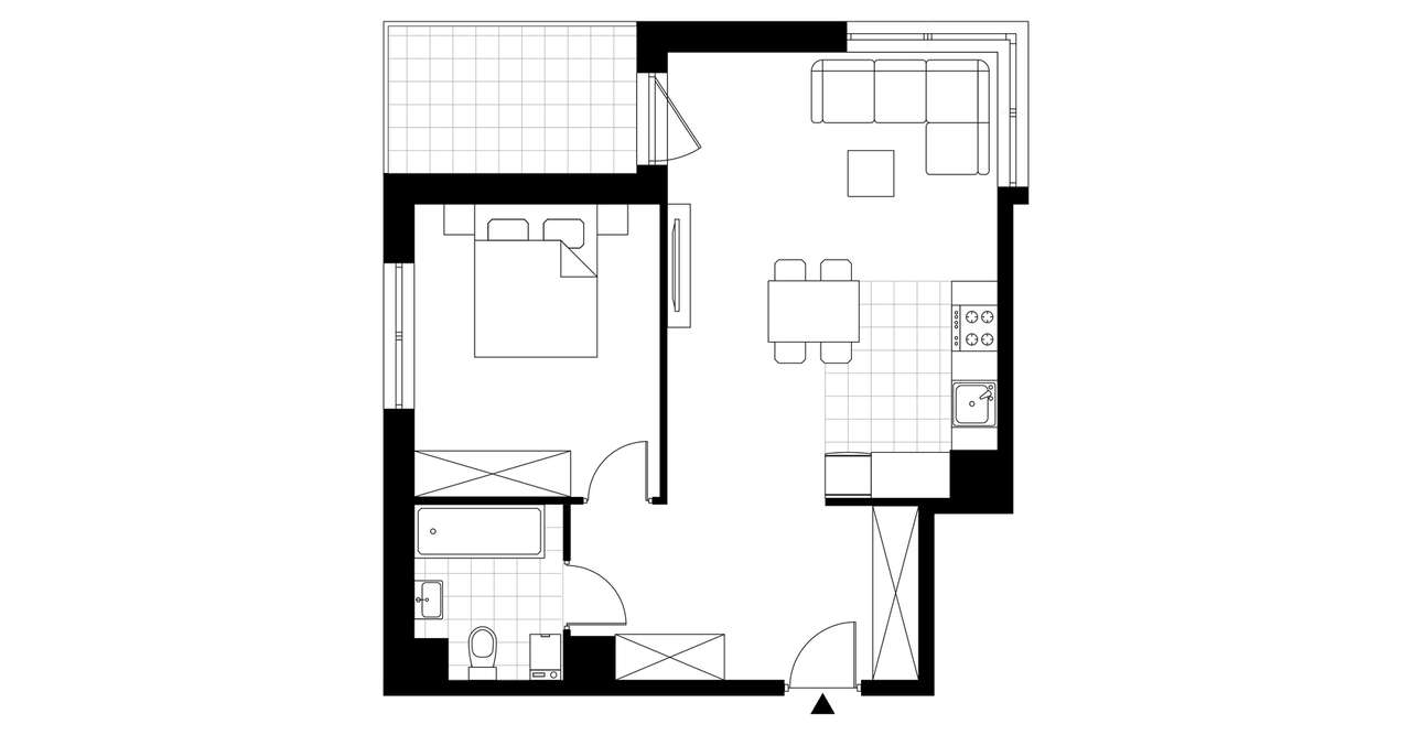 2-pokojowe mieszkanie 51m2 + loggia Bez Prowizji - Pełny obrazek: 3/8