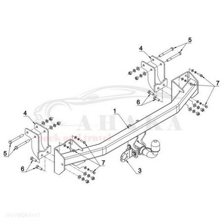 Hak Holowniczy Automat Do Mitsubishi Outlander 2012-2018 - 3