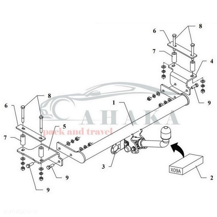 Hak Holowniczy Automat Do Daewoo Lanos Sedan 1997-2004 - 2