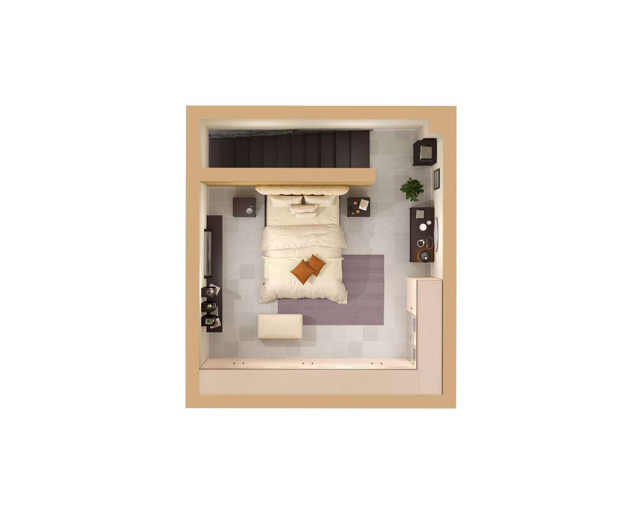 Loft open space  pe 2 nivele - Rezidential Movas-12