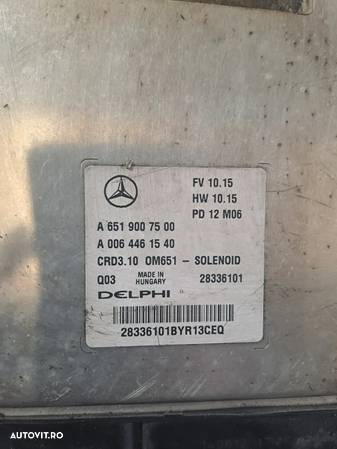 Calculator motor Mercedes E-Class W212 2.2 CDI Euro 5 Cod: A6519007500 - 1