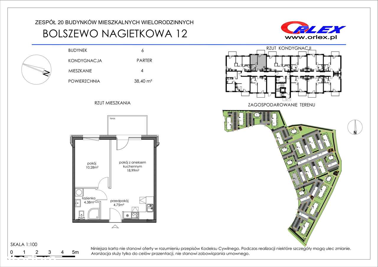 Słoneczne mieszkanie. Bolszewo ul. Nagietkowa 12/4