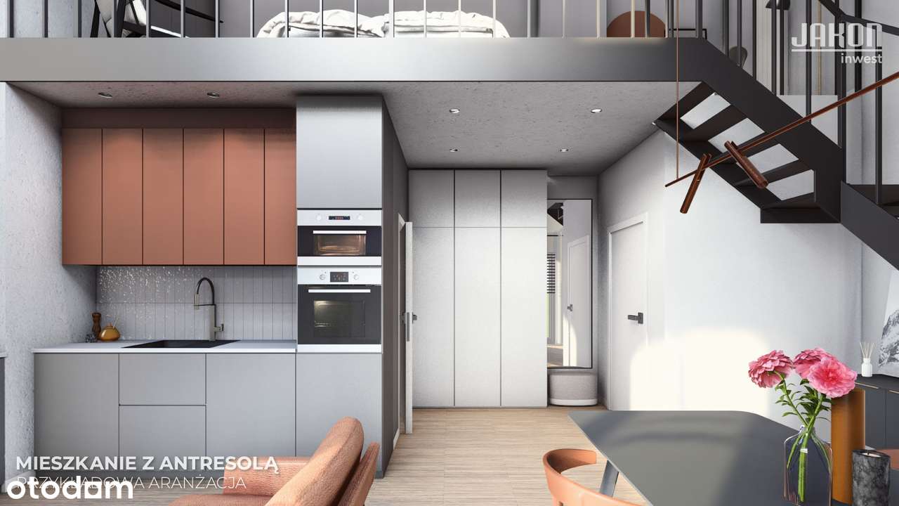 Mieszkanie 53 m² z antresolą - Pełny obrazek: 5/11