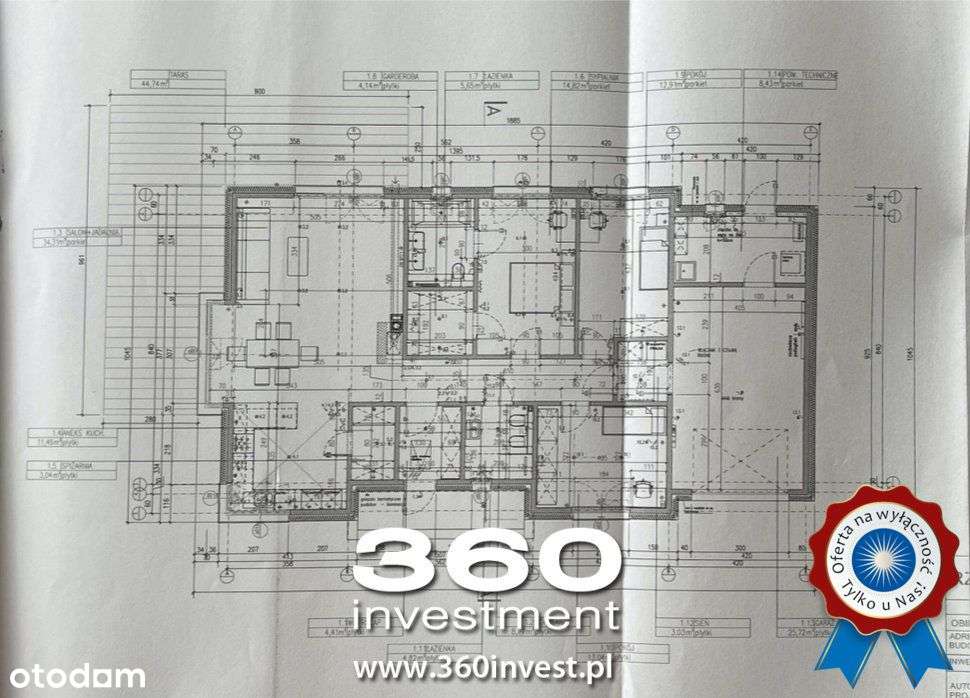 Nowy dom wolnostojący parterowy 4 pok, garaż - Pełny obrazek: 4/20