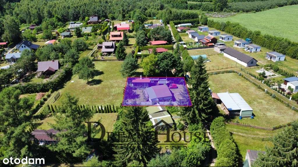 Działka i 2 domki całoroczne STARE DZIEDZIUSZYCE-1