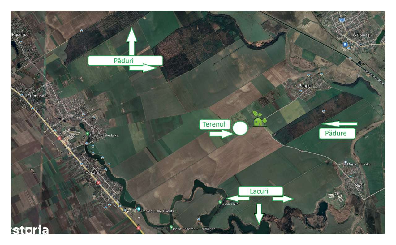 Comunitate verde, teren intravilan case – Frumușani, 13 km-A0. Superb.-16