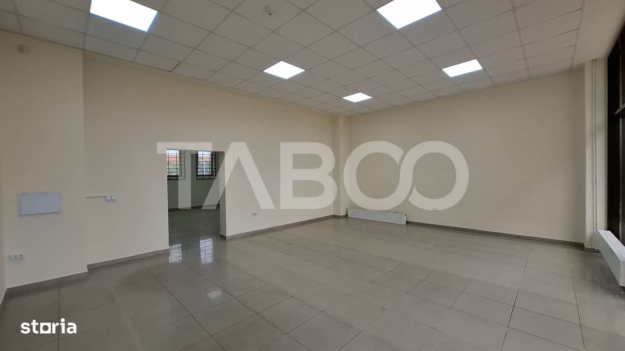 Spatiu comercial cu 2 camere 132 mpu parter cu vad auto Turnisor Sibiu - Imagine principală: 5/6