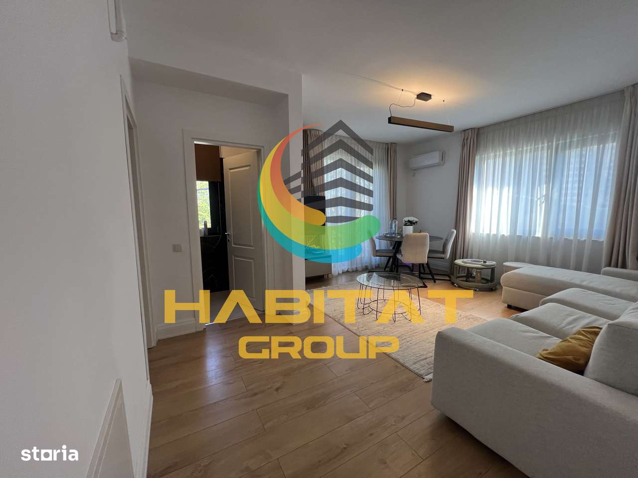 Sisesti 3 camere 73,6 mp 2 bai 2 balcone mobilat/utilat 6 min metrou - Imagine principală: 2/20