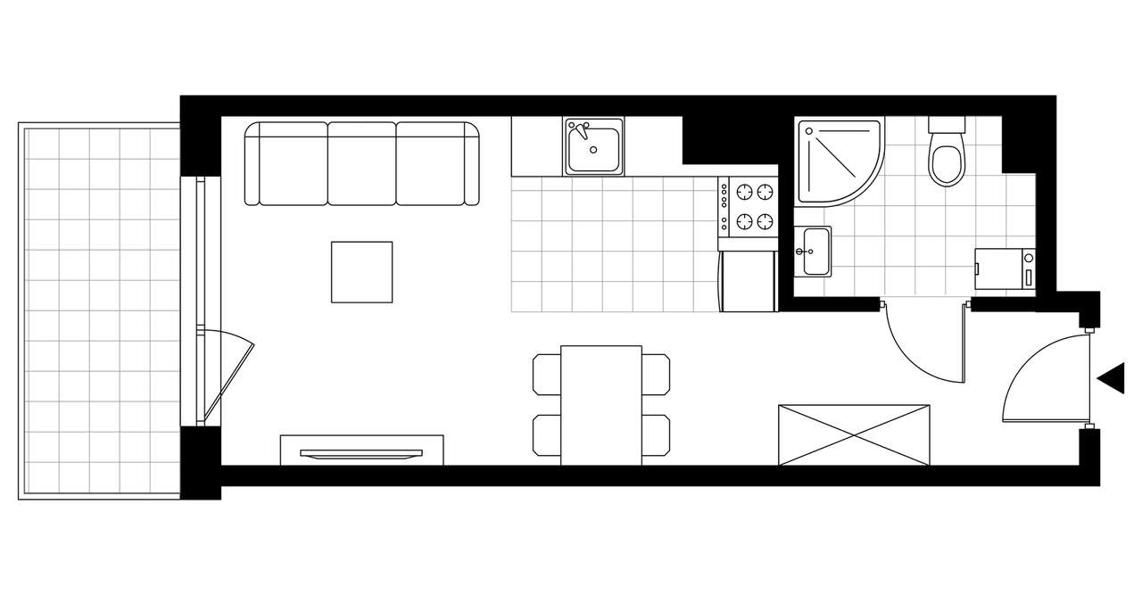 Osiedle Łososiowa | mieszkanie 1-pok. | 163 - Pełny obrazek: 4/7