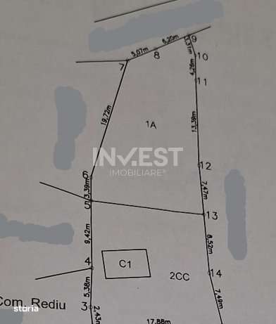 TEREN INTRAVILAN, 602 MP, REDIU - Imagine principală: 4/4
