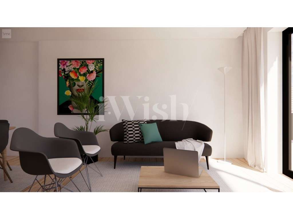 Atlântico Garden - Apartamento com 1 quarto próximo a praia em Leça... - Grande imagem: 5/17