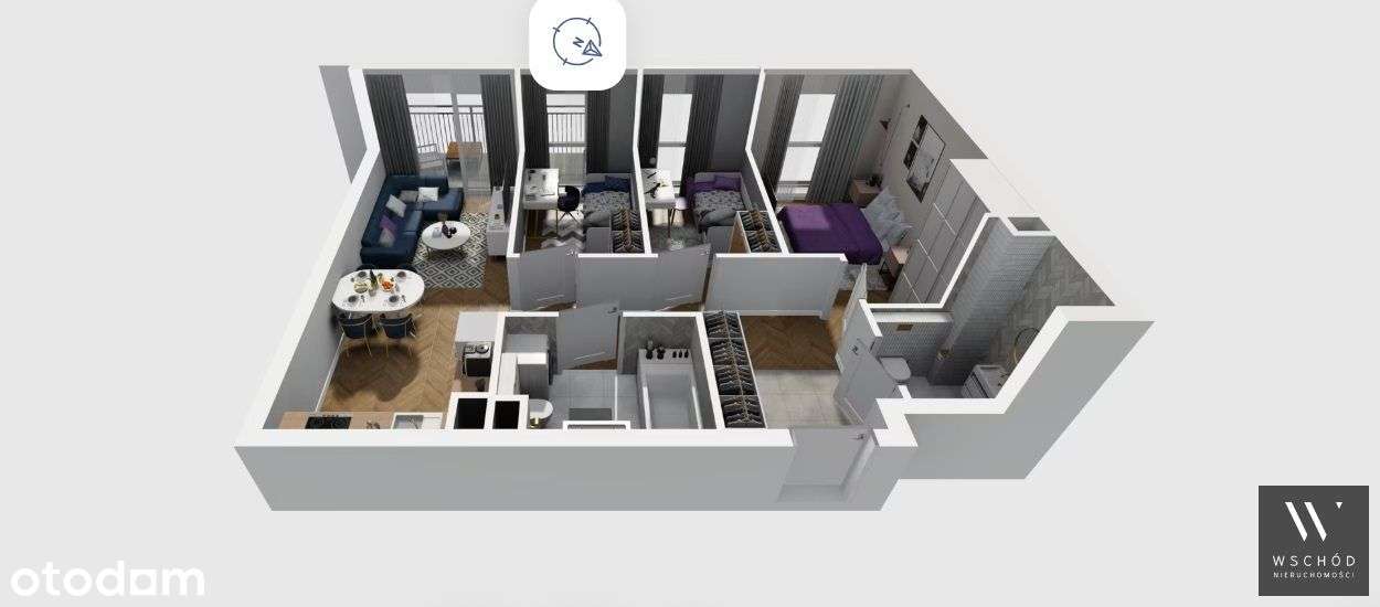 Komfortowe 4 pokoje + balkon| Promocja-3